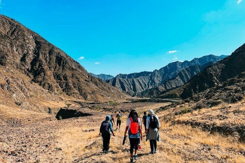 Small-group Trekking in the Hajar Mountains from Fujairah