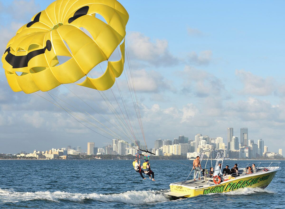 Experience Miami Parasailing Fun Fly High Feel Free