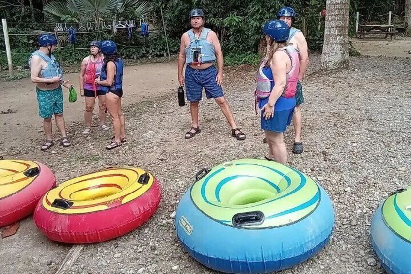 River Rapids Tubing and Beach Visit with Private Transportation