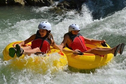 River Rapids Tubing and Beach Visit with Private Transportation