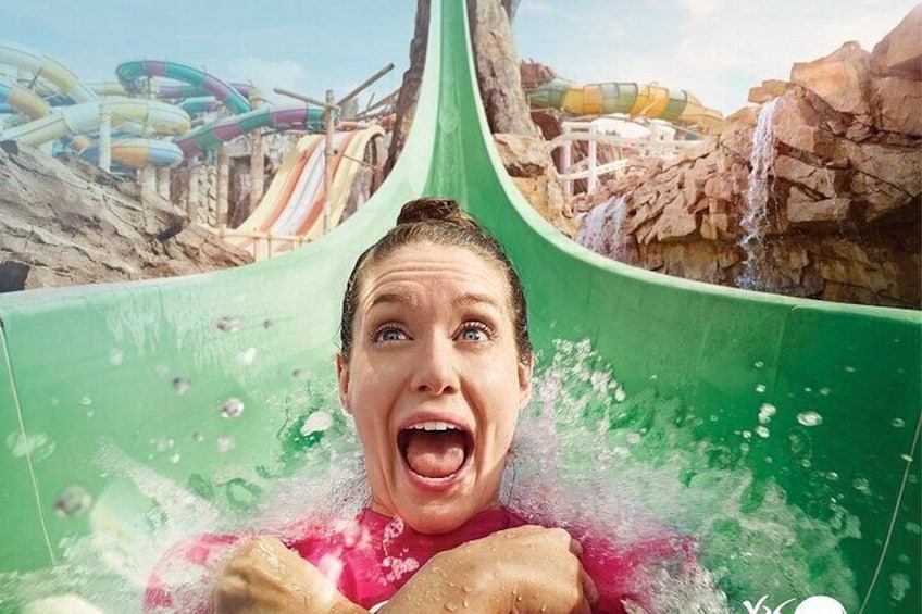Yas Waterworld Abu Dhabi with Transportation