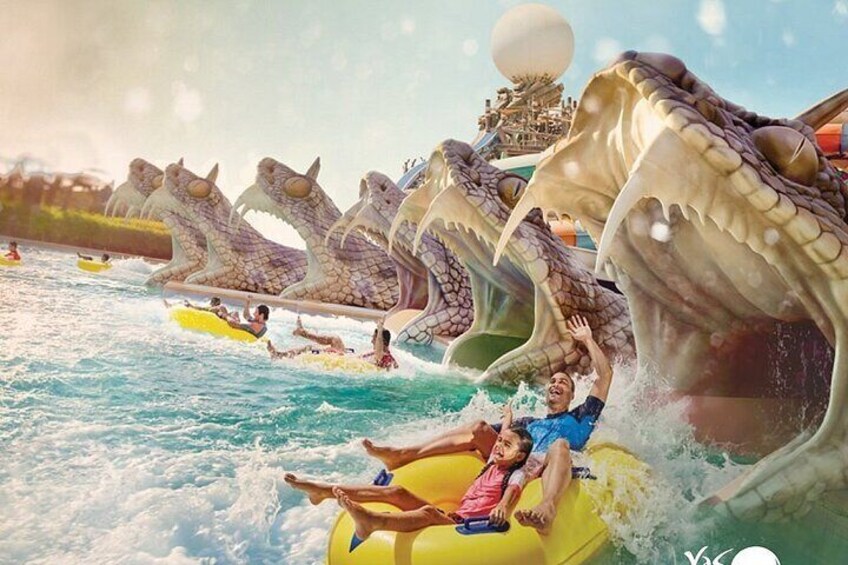 Yas Waterworld Abu Dhabi with Transportation