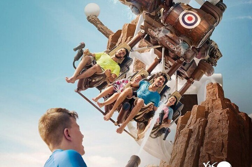 Yas Waterworld Abu Dhabi with Transportation