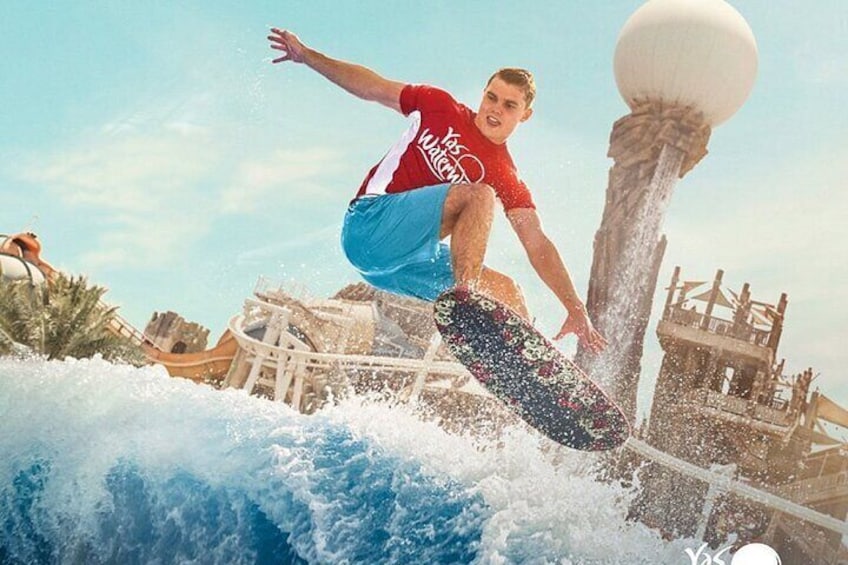 Yas Waterworld Abu Dhabi with Transportation