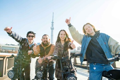 Tokio: recorrido guiado de 3 horas en bicicleta eléctrica por las joyas ocu...