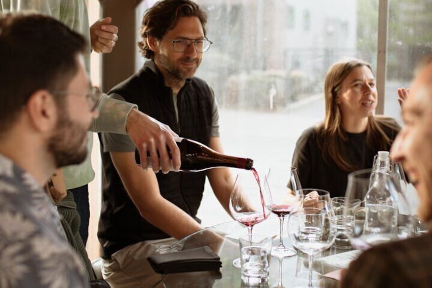 Taste a variety of wine including whites, reds, and rosés. 