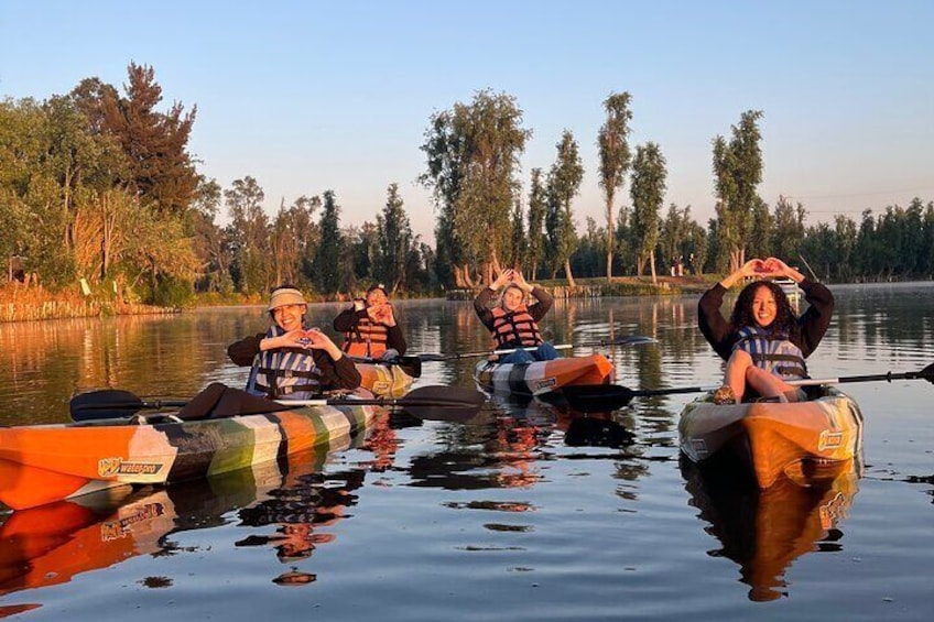 Mexico City the island of the dolls and the ajolotario by kayak