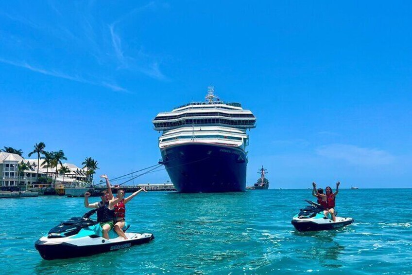 Smaller Groups = Better Experience! Key West Jet Ski Adventure