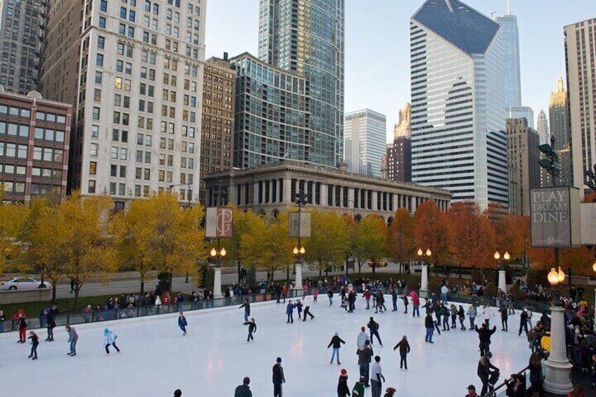 Millennium Park Ice Skating rink