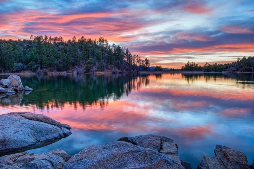 Goldwater Lake at Sunset