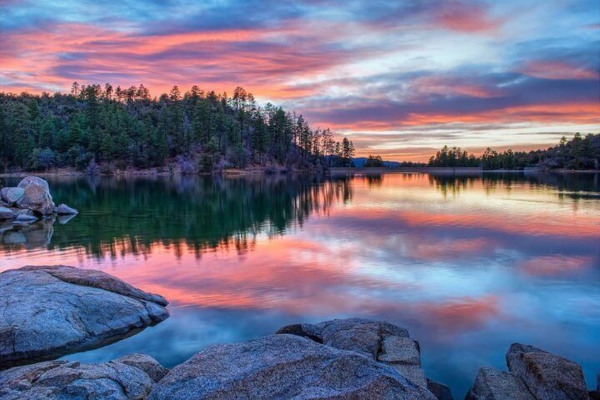 Goldwater Lake at Sunset