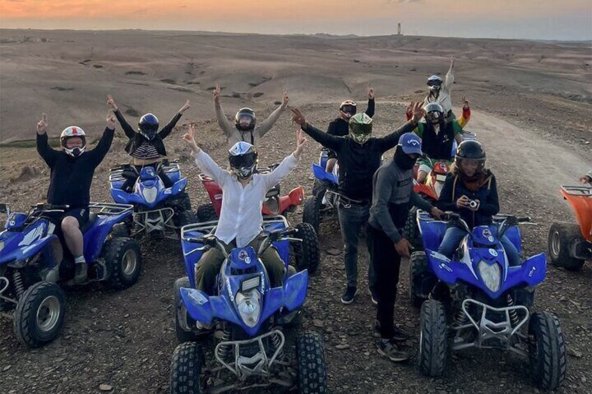 Experience Agafay: Quad Biking, Camel Ride, Dinner & Show