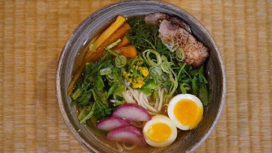 Fish based soup with special noodles!