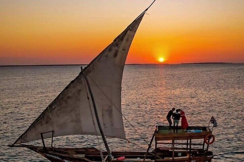 Nungwi and Kendwa Beach Dhow Boat Tour