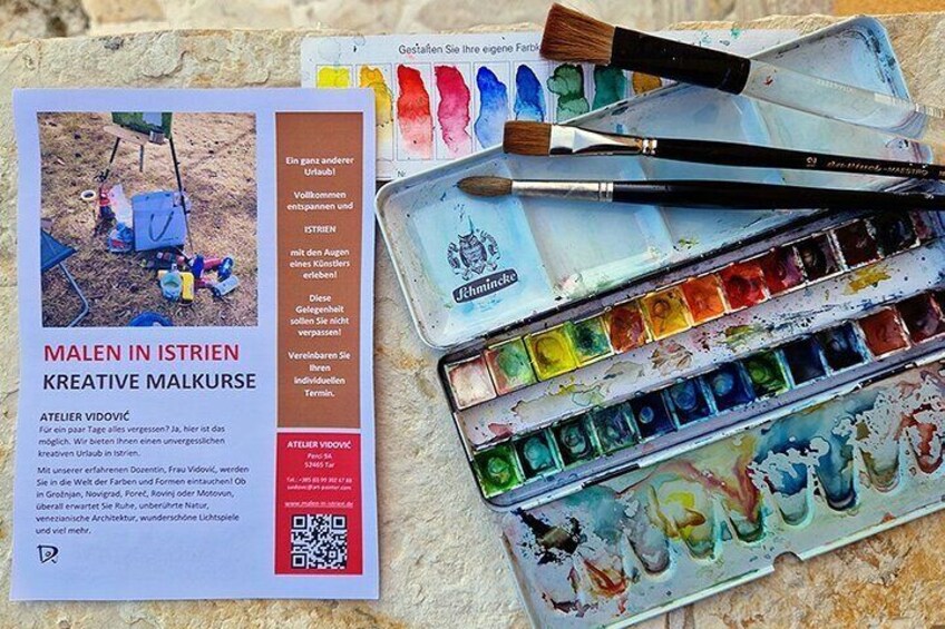 Painting in Istria makes your holiday unforgettable!