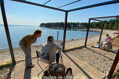 Poreč painting course - painting in Istria