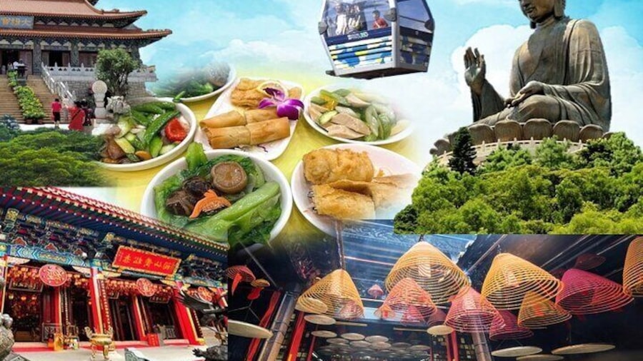 Hong Kong: Lantau Cable Car, Big Buddha, Well Wishing Tour
