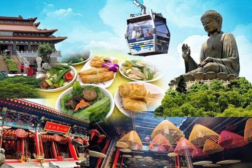 Hong Kong: Lantau Cable Car, Big Buddha, Well Wishing Tour