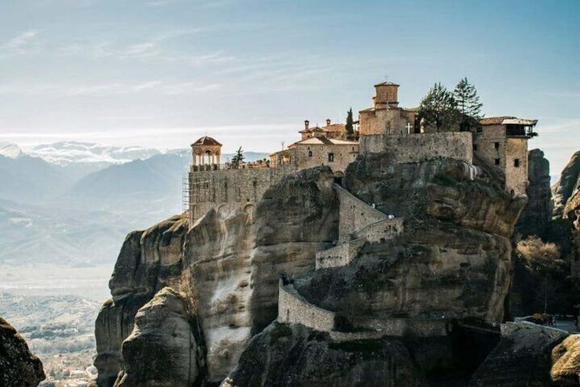 Meteora Monasteries and Ancient Caves Private Tour