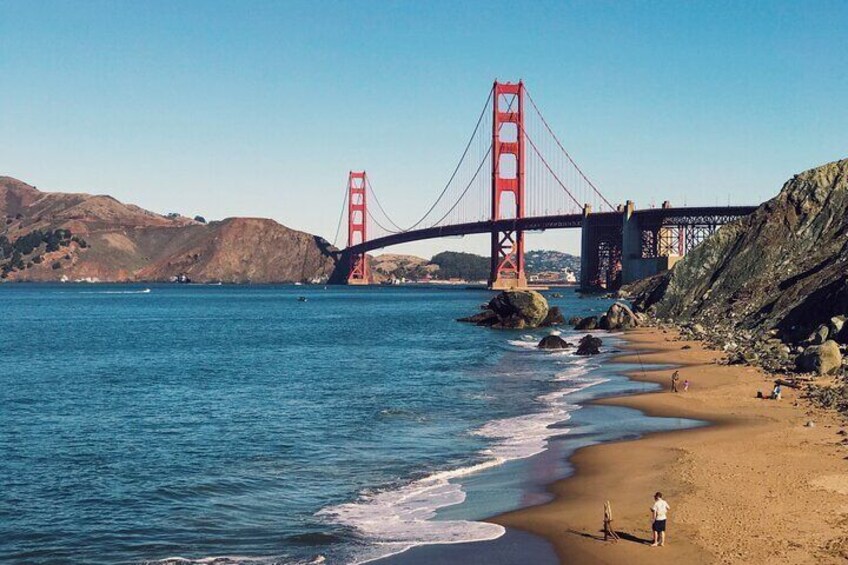 Golden Gate Bridge from Baker Baker Beach