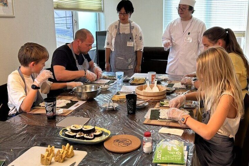 2 Hours Dashimaki and Sushi Rolls Making Class at Ikebukuro