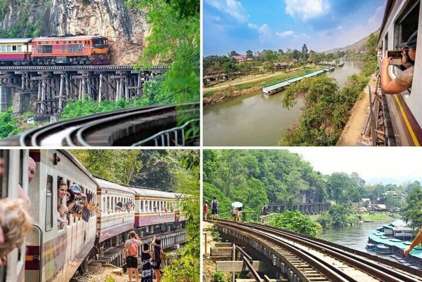 Ride along a stretch of the notorious Death Railway.