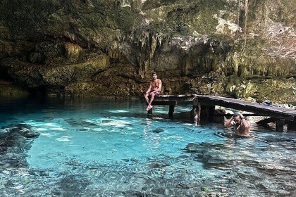 E-bike cenote jungle city tour in Playa del Carmen