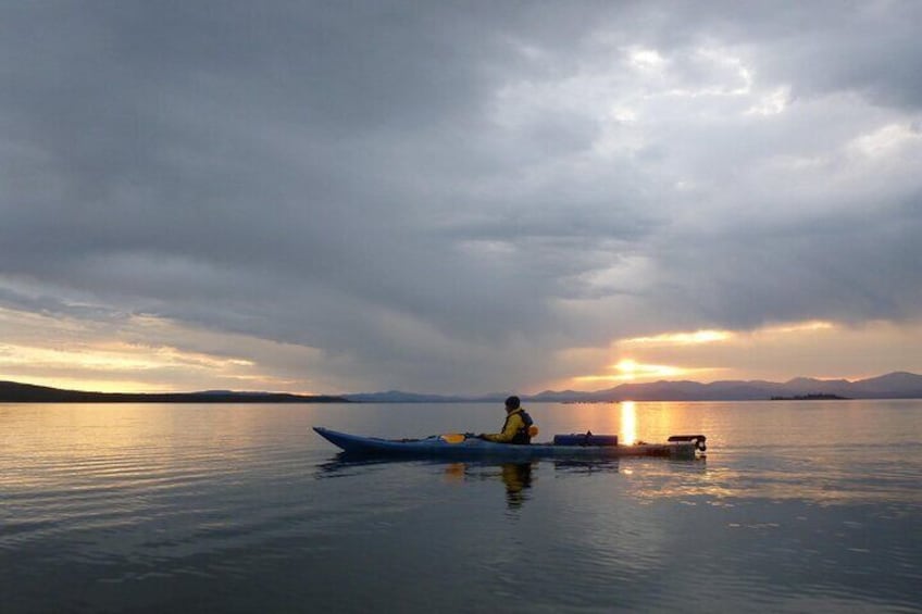 Yellowstone Lake Sunset Paddle
