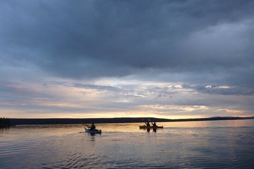 Yellowstone Lake Sunset Paddle