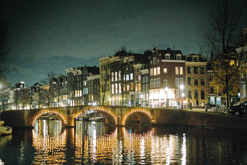 Picture 8 for Activity Amsterdam: Light Sculptures Small Boat Tour with Gluhwein