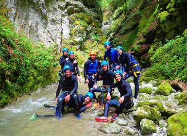 Talloires: Guided Canyoning Experience in Angon Canyon