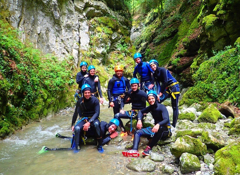 Angon Canyon in Annecy, Haute-Savoie