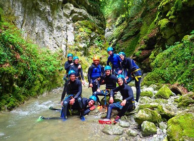 Talloires: Guided Canyoning Experience in Angon Canyon