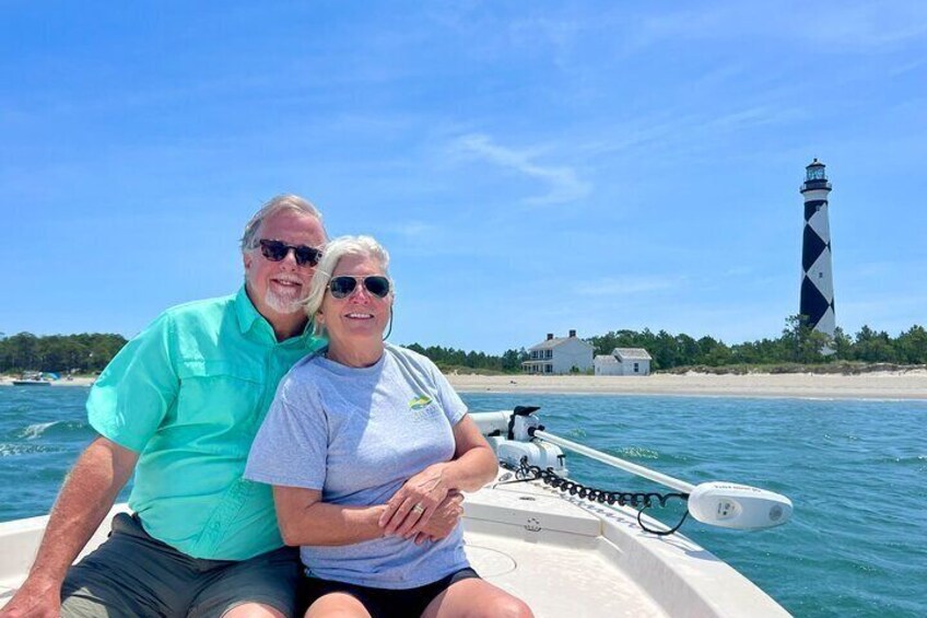 Inside “The Hook” which is actually a bay created by the Cape Lookout jetty building a hook shaped sand bar … called a “spit.”