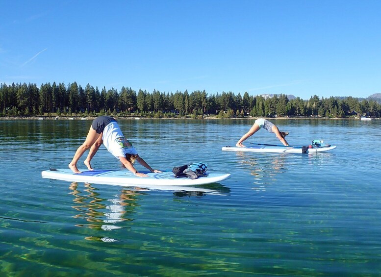 Picture 2 for Activity Lake Tahoe: Stand Up Paddle Yoga
