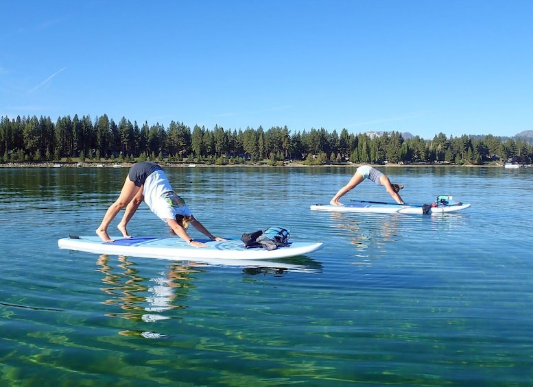 Picture 2 for Activity Lake Tahoe: Stand Up Paddle Yoga