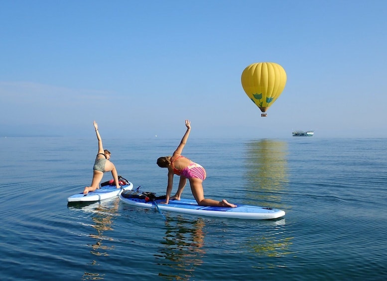 Picture 6 for Activity Lake Tahoe: Stand Up Paddle Yoga
