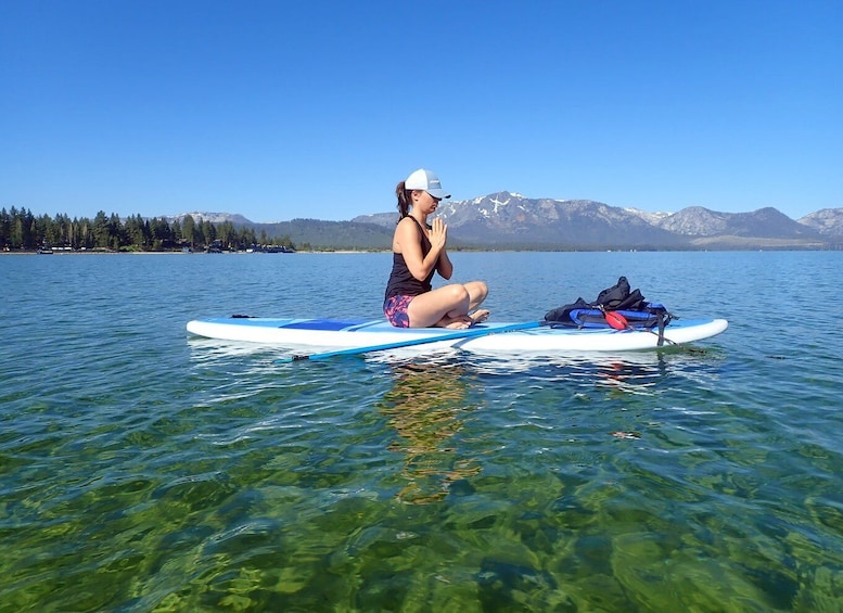 Lake Tahoe: Stand Up Paddle Yoga