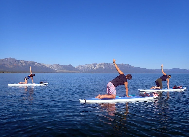 Picture 5 for Activity Lake Tahoe: Stand Up Paddle Yoga