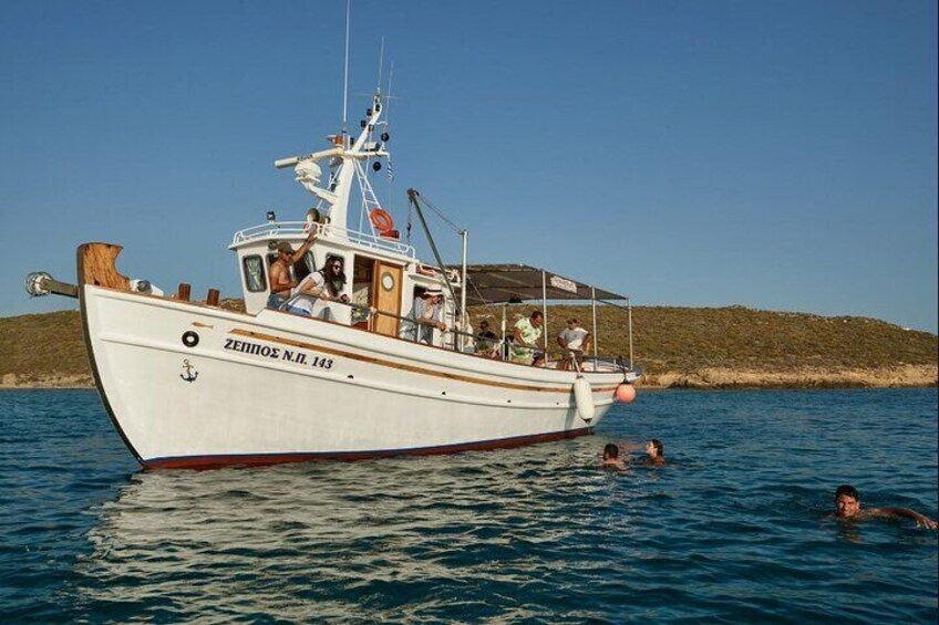 Sea Fishing Tour with Traditional Boat from Naousa Paros