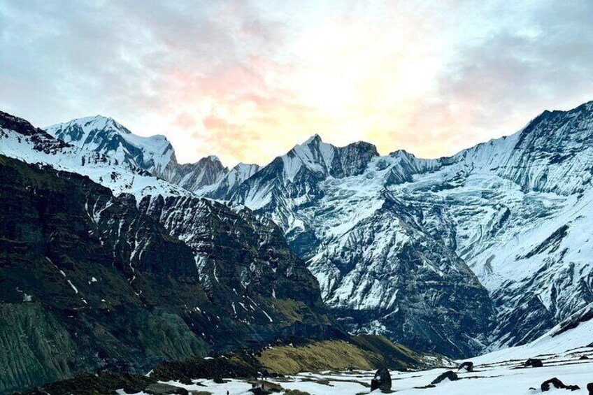 Magical View from Annapurna Basecamp 