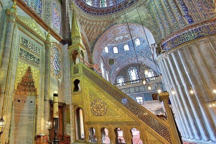 Blue mosque mihrap