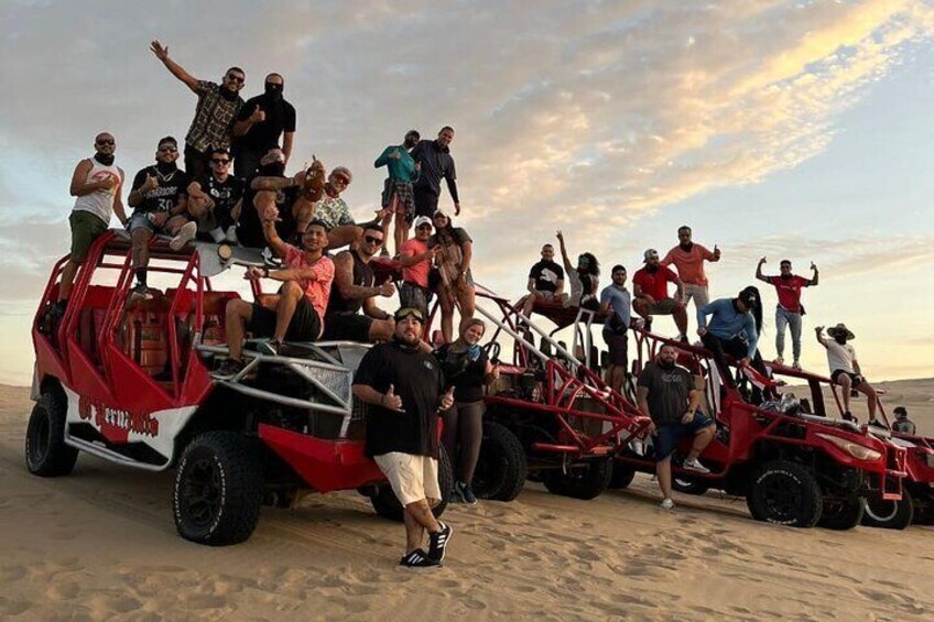 GROUP IN THE DESERT