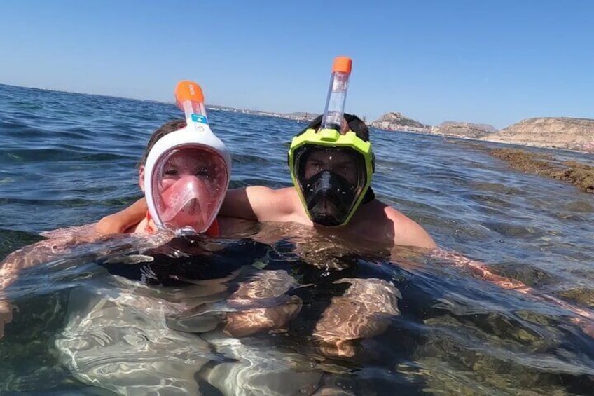 Alicante E-Bike Coast Tour with Román Fishpond and Snorkeling
