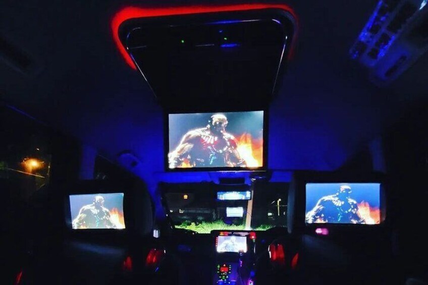 Private Cinema on Wheels Customized Movies Night Tours