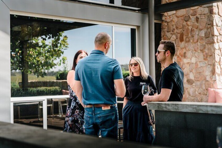 Wine tasting a Cellar Door