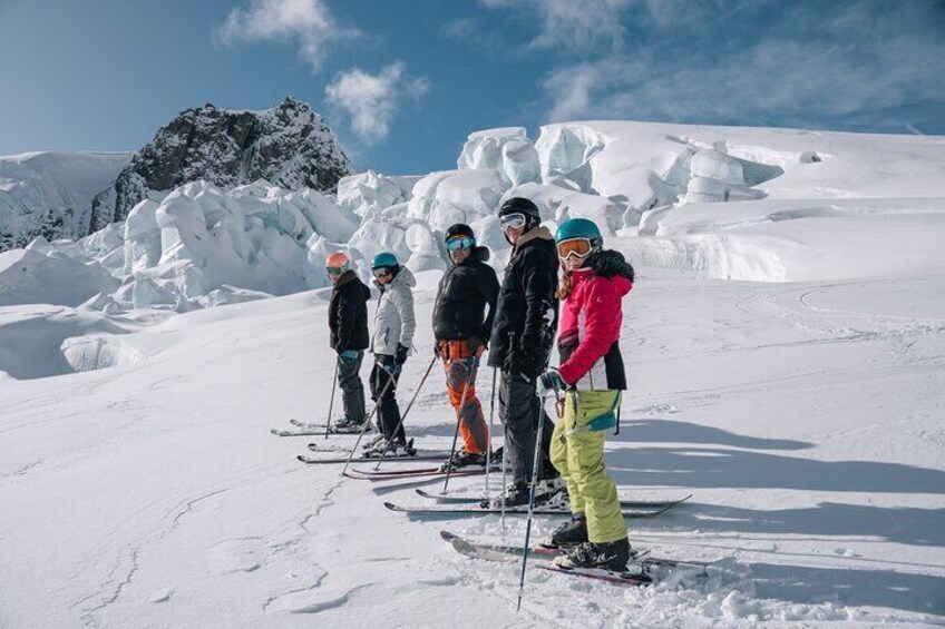 Guided Skiing Experience on the Tasman Glacier