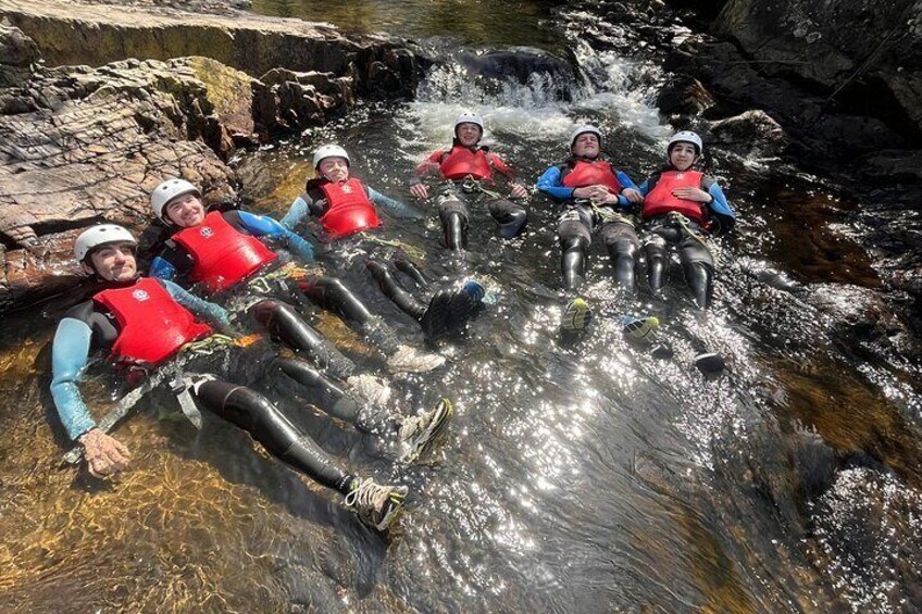 Inchree Falls Half Day Canyoning trip in the Scottish Highlands