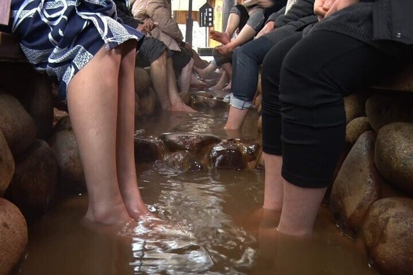 Arima hot spring foot bath