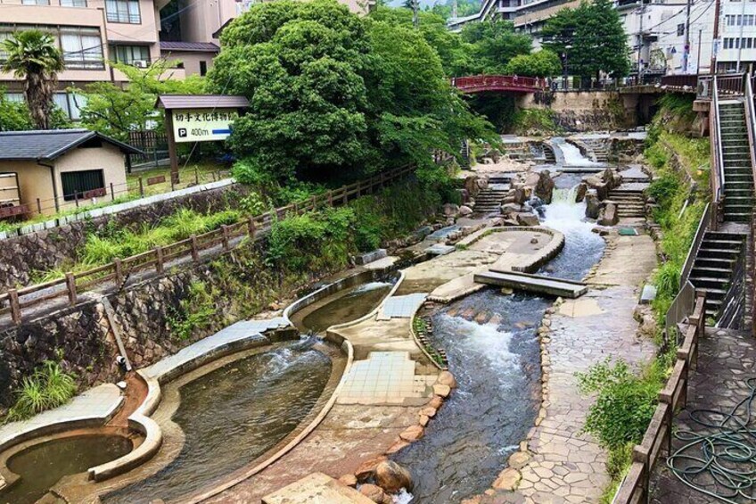 Arima Onsen is one of the oldest and famous hot spring resorts in Japan.